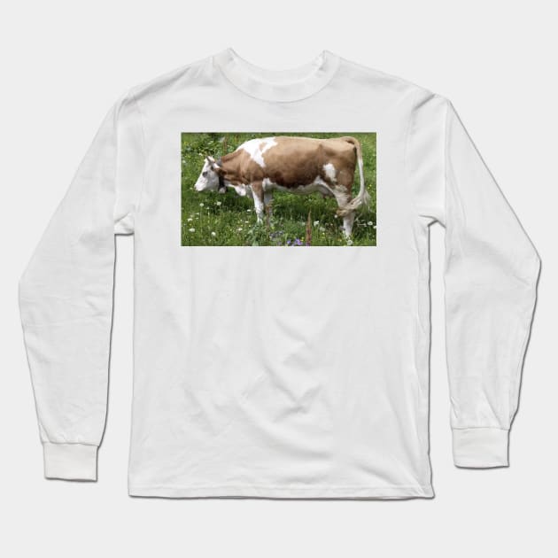 Swiss Cow Long Sleeve T-Shirt by PLANTONE